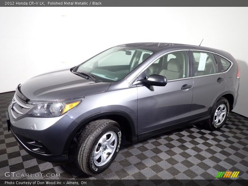 Polished Metal Metallic / Black 2012 Honda CR-V LX