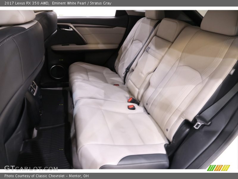Eminent White Pearl / Stratus Gray 2017 Lexus RX 350 AWD