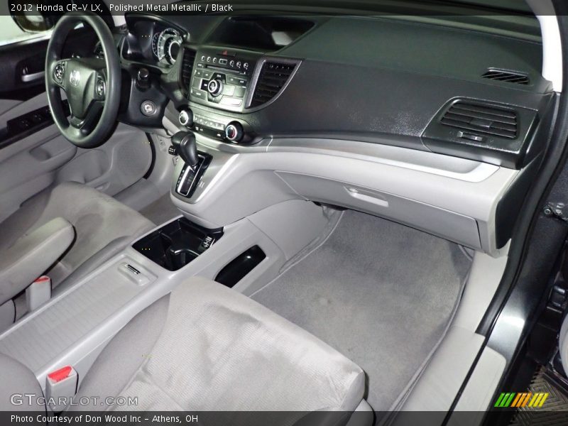 Polished Metal Metallic / Black 2012 Honda CR-V LX