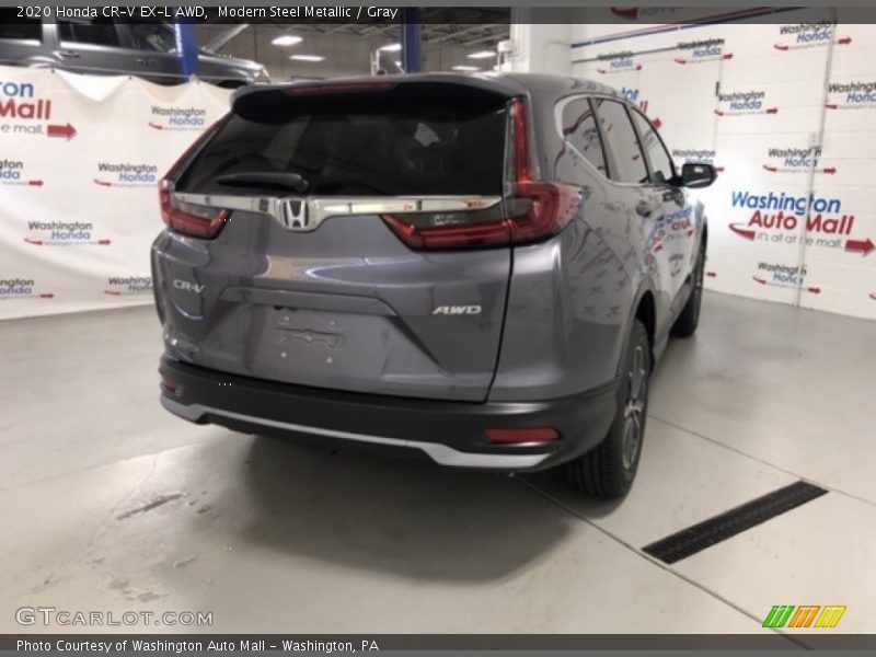 Modern Steel Metallic / Gray 2020 Honda CR-V EX-L AWD