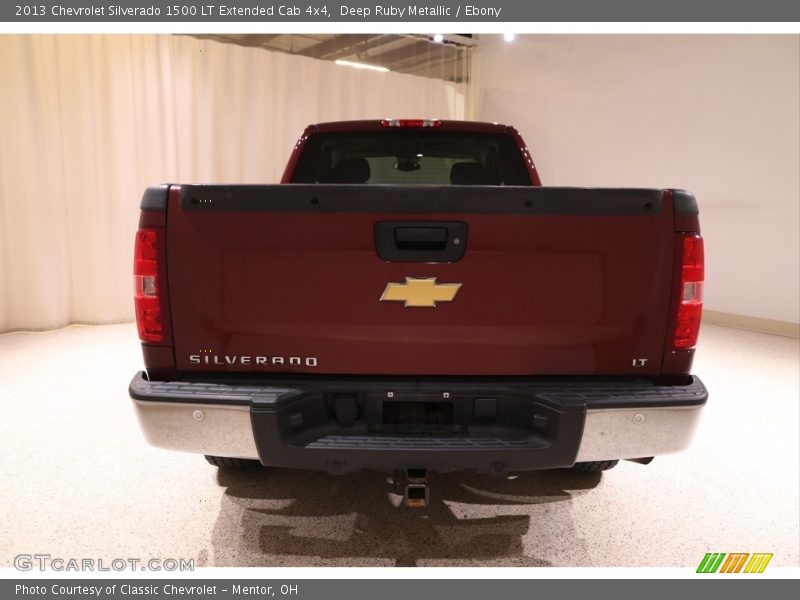 Deep Ruby Metallic / Ebony 2013 Chevrolet Silverado 1500 LT Extended Cab 4x4