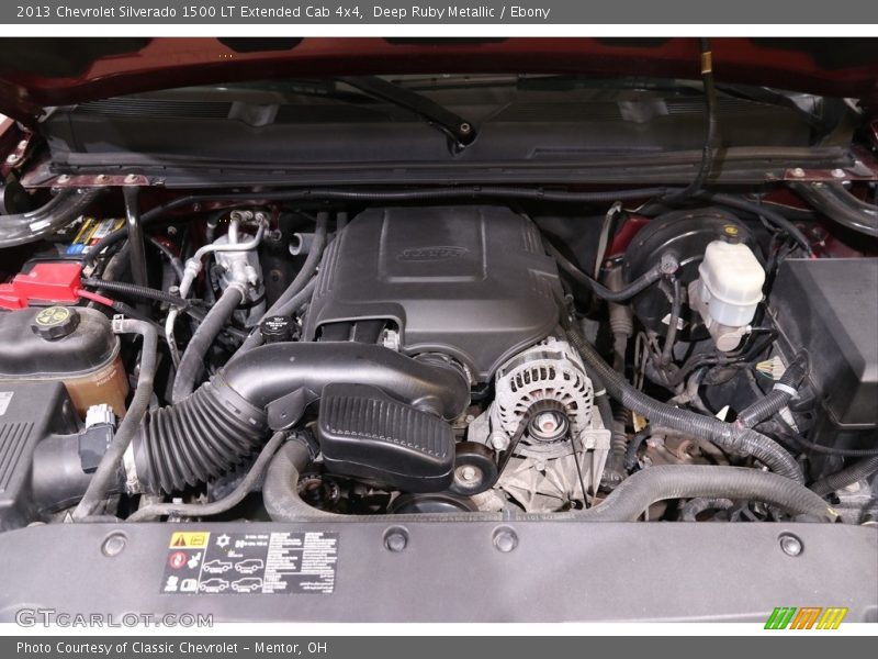 Deep Ruby Metallic / Ebony 2013 Chevrolet Silverado 1500 LT Extended Cab 4x4