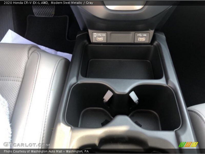 Modern Steel Metallic / Gray 2020 Honda CR-V EX-L AWD