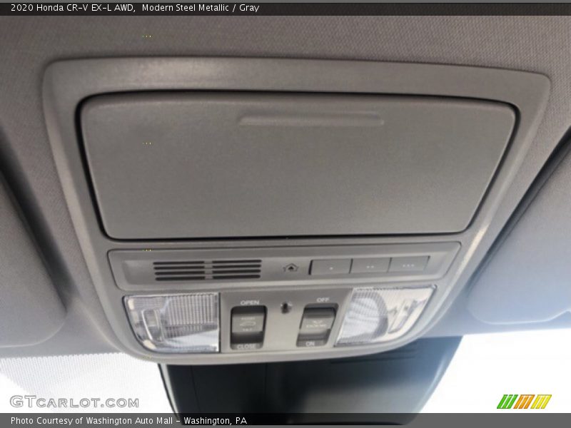 Modern Steel Metallic / Gray 2020 Honda CR-V EX-L AWD