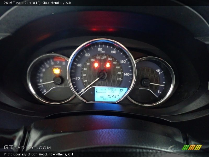 Slate Metallic / Ash 2016 Toyota Corolla LE