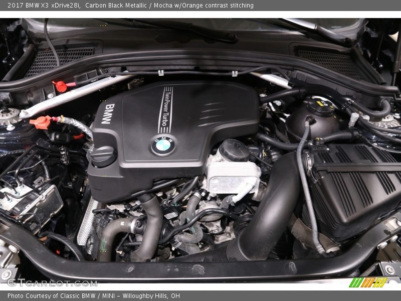  2017 X3 xDrive28i Engine - 2.0 Liter TwinPower Turbocharged DI DOHC 16-Valve VVT 4 Cylinder