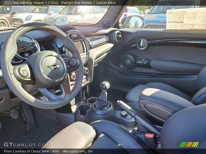 Starlight Blue Metallic / Carbon Black 2021 Mini Hardtop Cooper S 2 Door
