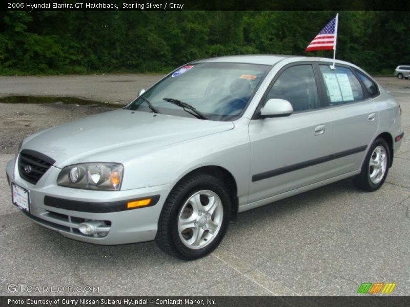 Sterling Silver / Gray 2006 Hyundai Elantra GT Hatchback