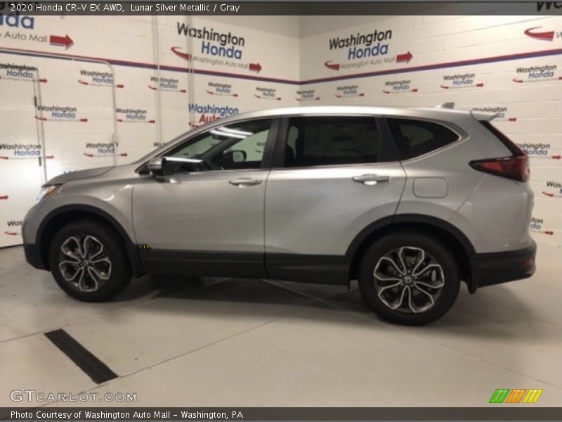Lunar Silver Metallic / Gray 2020 Honda CR-V EX AWD