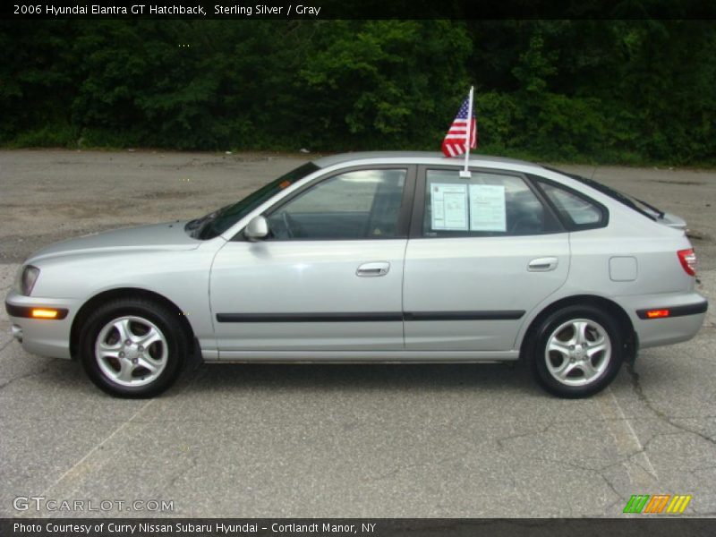 Sterling Silver / Gray 2006 Hyundai Elantra GT Hatchback