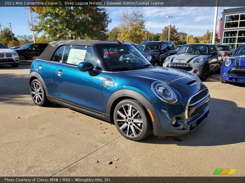 Front 3/4 View of 2021 Convertible Cooper S
