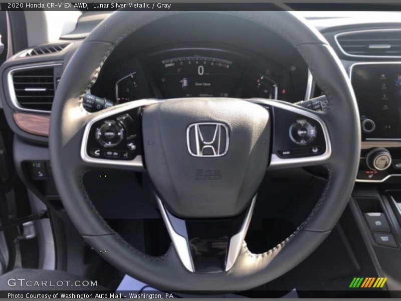 Lunar Silver Metallic / Gray 2020 Honda CR-V EX AWD