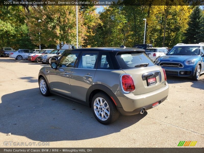 Emerald Gray Metallic / Carbon Black 2021 Mini Hardtop Cooper 4 Door