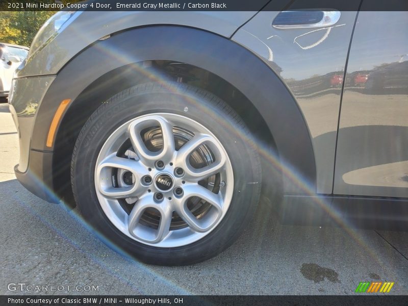 Emerald Gray Metallic / Carbon Black 2021 Mini Hardtop Cooper 4 Door
