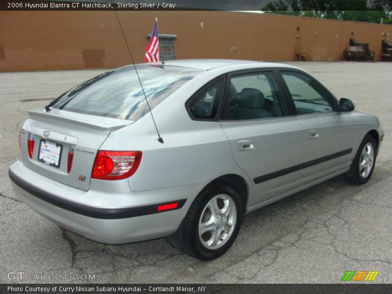 Sterling Silver / Gray 2006 Hyundai Elantra GT Hatchback