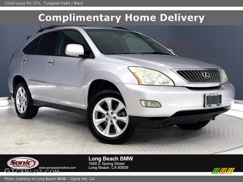Tungsten Pearl / Black 2009 Lexus RX 350
