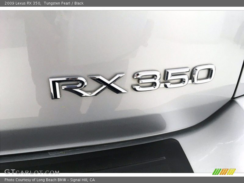 Tungsten Pearl / Black 2009 Lexus RX 350