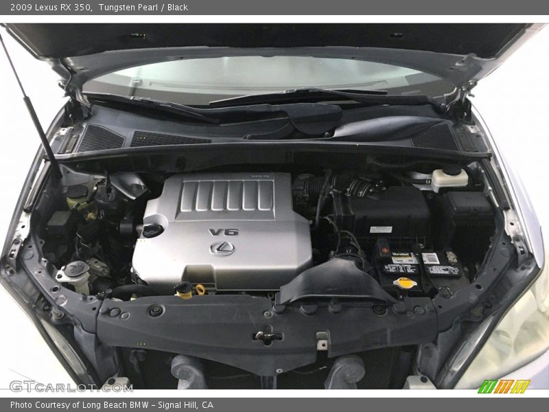 Tungsten Pearl / Black 2009 Lexus RX 350