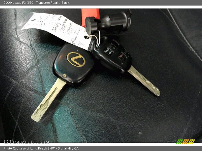 Tungsten Pearl / Black 2009 Lexus RX 350