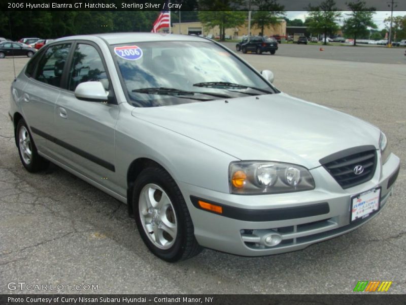 Sterling Silver / Gray 2006 Hyundai Elantra GT Hatchback
