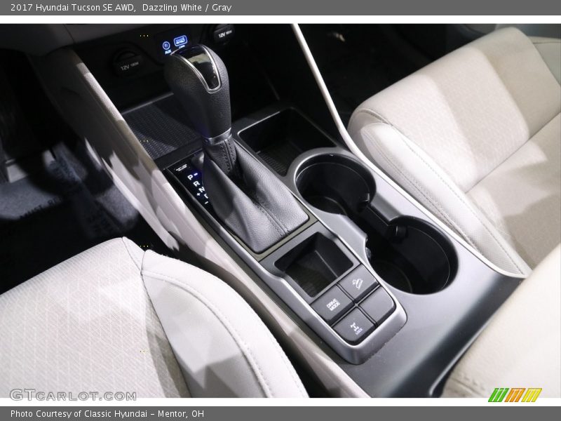 Dazzling White / Gray 2017 Hyundai Tucson SE AWD