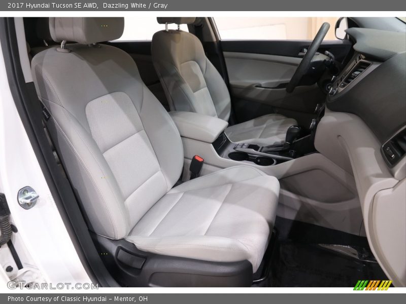 Dazzling White / Gray 2017 Hyundai Tucson SE AWD