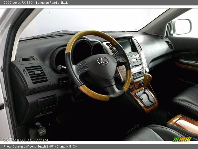 Tungsten Pearl / Black 2009 Lexus RX 350