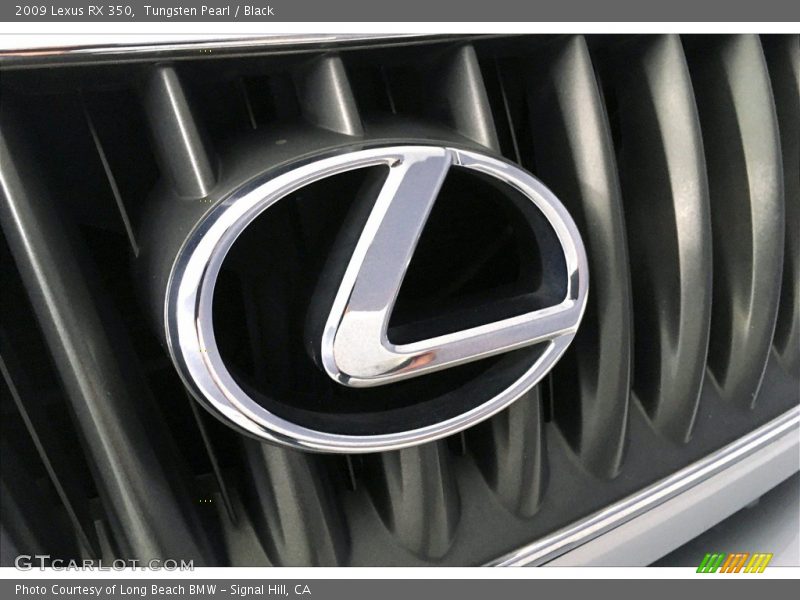 Tungsten Pearl / Black 2009 Lexus RX 350
