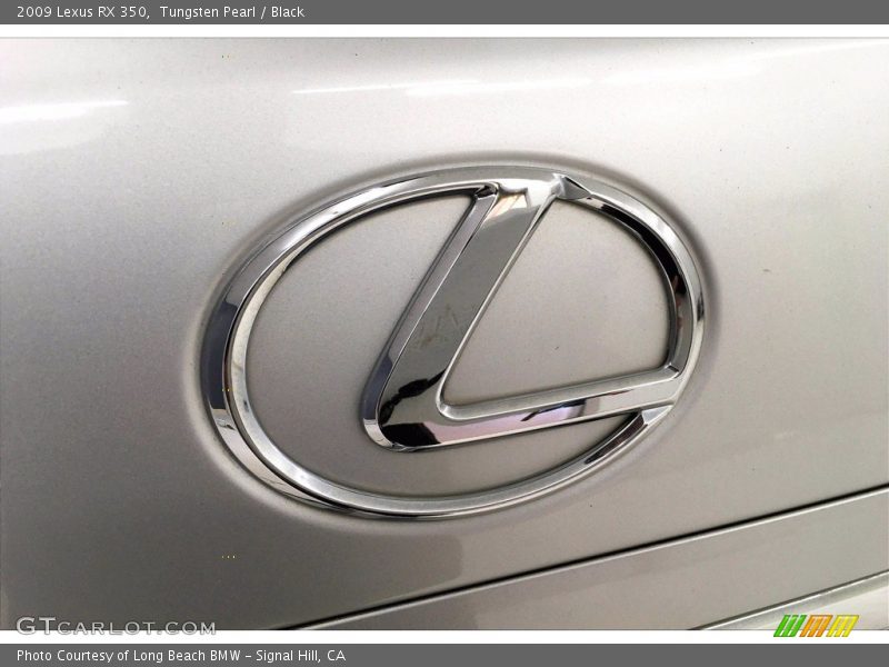 Tungsten Pearl / Black 2009 Lexus RX 350