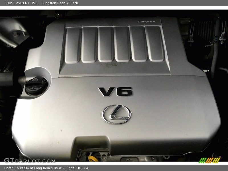 Tungsten Pearl / Black 2009 Lexus RX 350