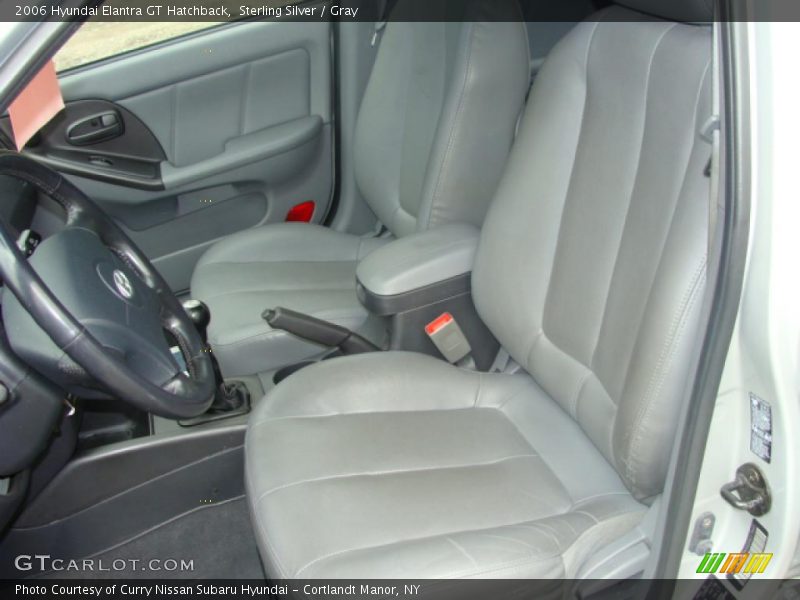 Sterling Silver / Gray 2006 Hyundai Elantra GT Hatchback