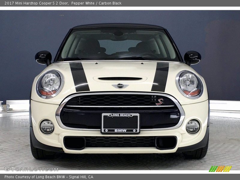 Pepper White / Carbon Black 2017 Mini Hardtop Cooper S 2 Door
