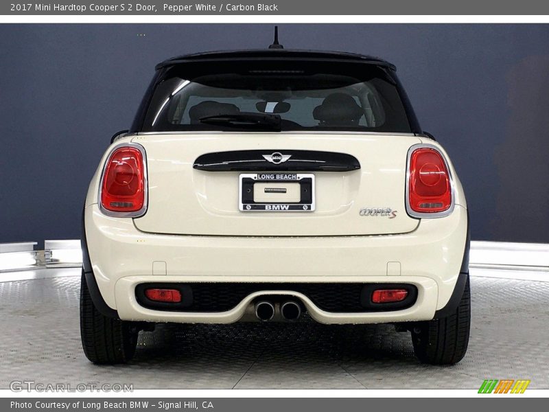 Pepper White / Carbon Black 2017 Mini Hardtop Cooper S 2 Door