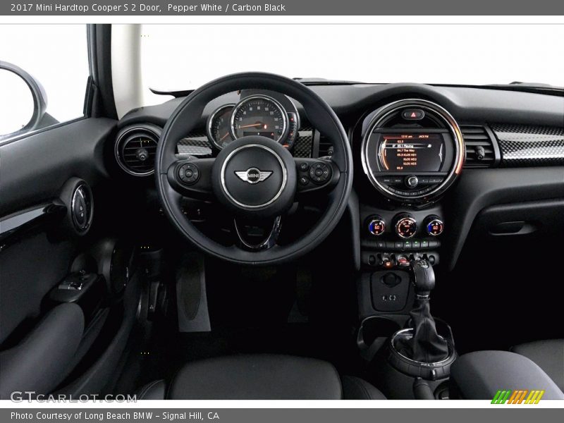 Pepper White / Carbon Black 2017 Mini Hardtop Cooper S 2 Door