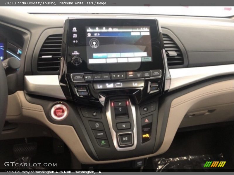 Platinum White Pearl / Beige 2021 Honda Odyssey Touring