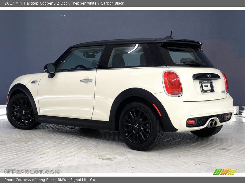 Pepper White / Carbon Black 2017 Mini Hardtop Cooper S 2 Door