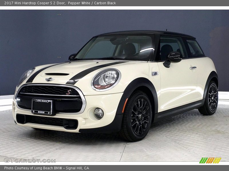 Pepper White / Carbon Black 2017 Mini Hardtop Cooper S 2 Door