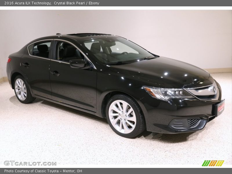 Crystal Black Pearl / Ebony 2016 Acura ILX Technology