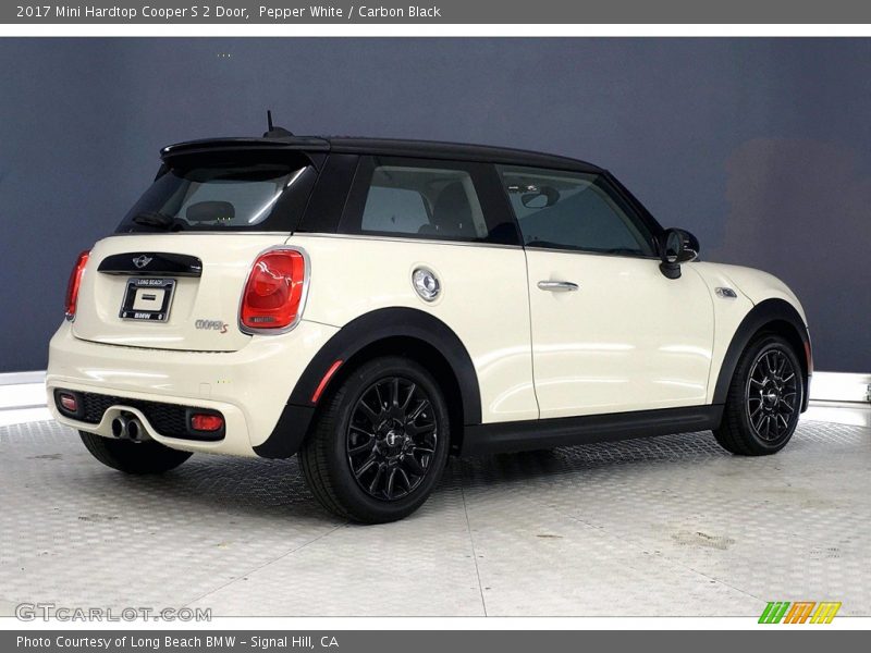 Pepper White / Carbon Black 2017 Mini Hardtop Cooper S 2 Door