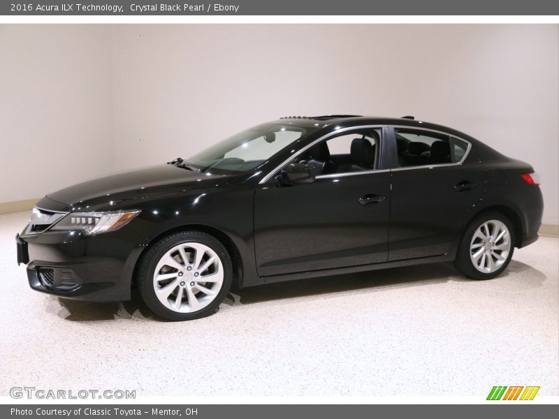 Crystal Black Pearl / Ebony 2016 Acura ILX Technology