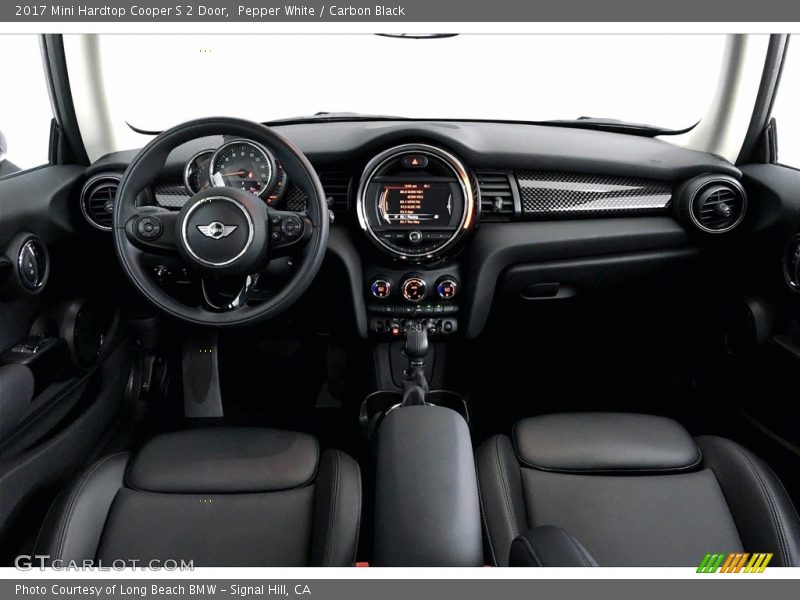 Pepper White / Carbon Black 2017 Mini Hardtop Cooper S 2 Door