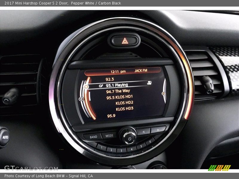 Pepper White / Carbon Black 2017 Mini Hardtop Cooper S 2 Door