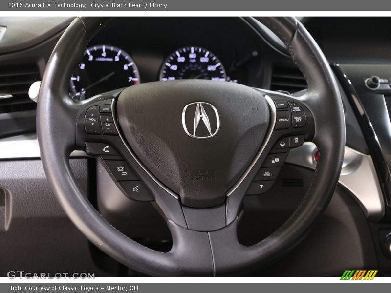 Crystal Black Pearl / Ebony 2016 Acura ILX Technology
