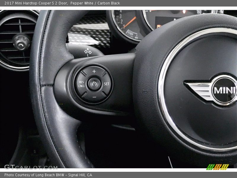 Pepper White / Carbon Black 2017 Mini Hardtop Cooper S 2 Door