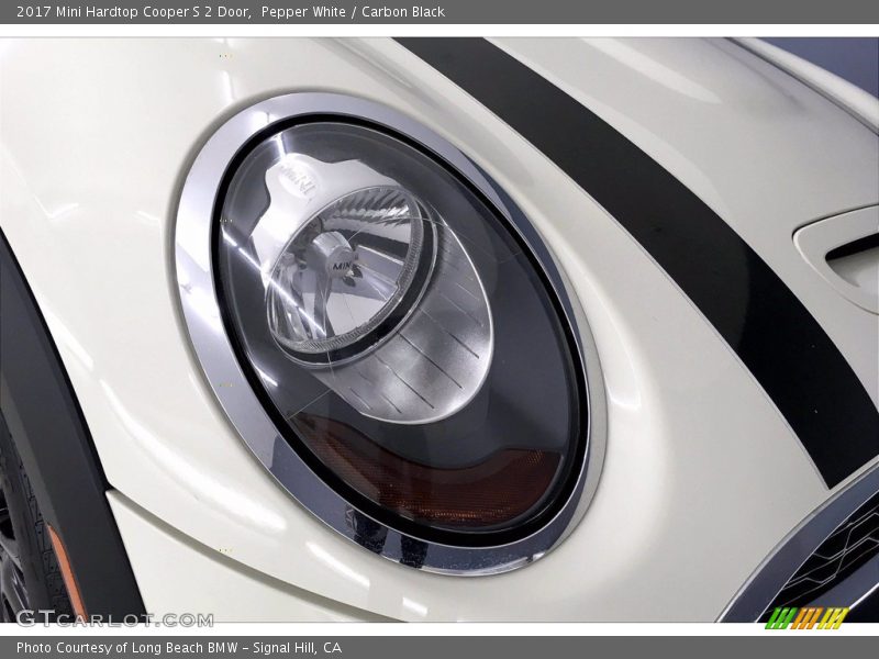 Pepper White / Carbon Black 2017 Mini Hardtop Cooper S 2 Door
