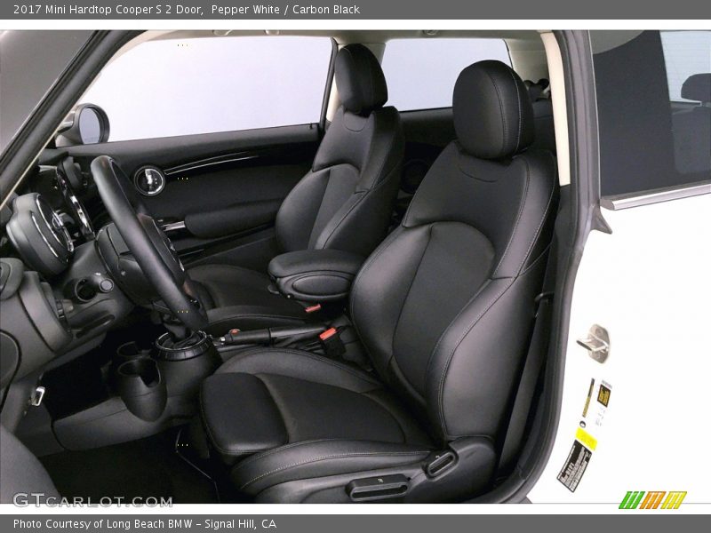 Pepper White / Carbon Black 2017 Mini Hardtop Cooper S 2 Door