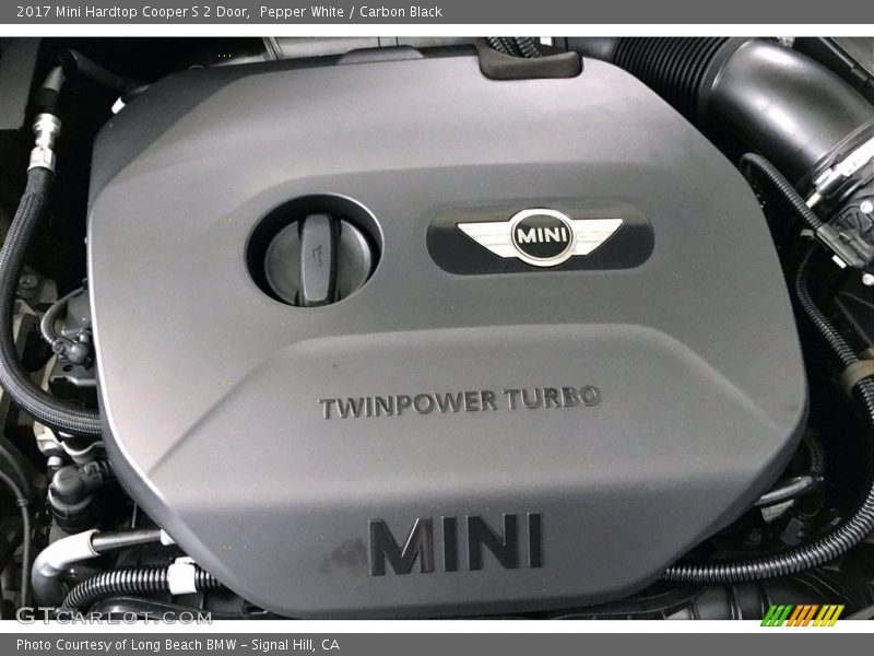 Pepper White / Carbon Black 2017 Mini Hardtop Cooper S 2 Door