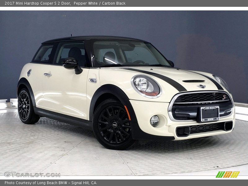 Pepper White / Carbon Black 2017 Mini Hardtop Cooper S 2 Door