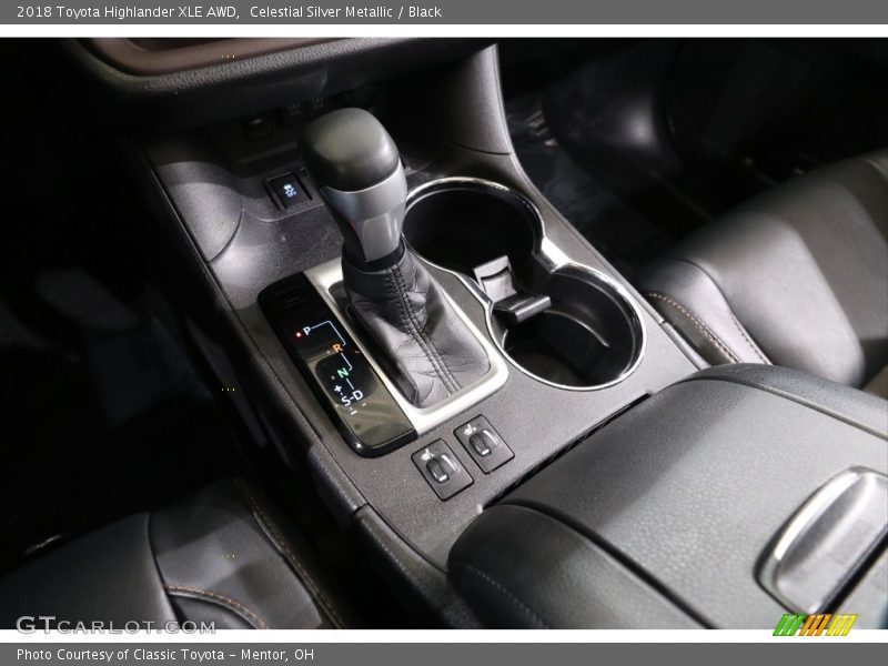Celestial Silver Metallic / Black 2018 Toyota Highlander XLE AWD