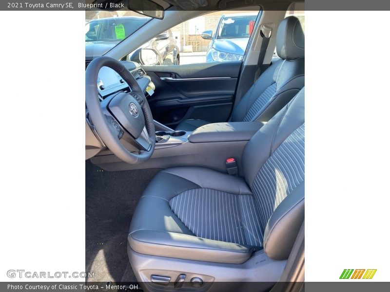 Front Seat of 2021 Camry SE